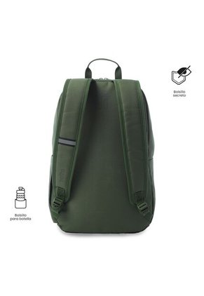 Morral Universitario Flint Verde Hombre