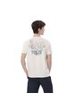 Camiseta Estampada Para Hombre Primen Manga Corta Blanca de Totto
