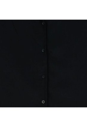 Camisa Manga Corta Brezo Para Mujer Negra