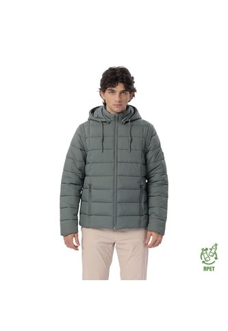 Chaqueta Acolchada 2 En 1 Para Hombre Atlantida Verde Totto