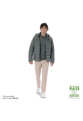 Chaqueta Acolchada 2 En 1 Para Hombre Atlantida Verde