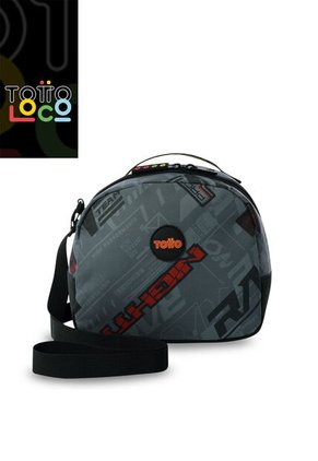 Lonchera Térmica Para Niño Grand Prix Mediano Gris