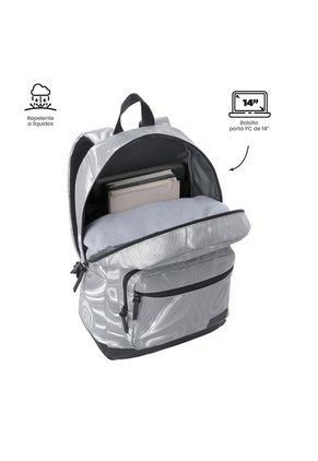 Morral Universitario Tocax Porta PC 14" Gris Hombre