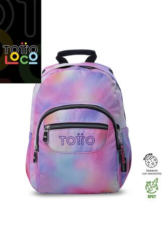 Morral Juvenil Tempera Glitter Pequeño Rosado Totto