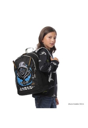 Morral Para Niño Hanzo Grande Negro