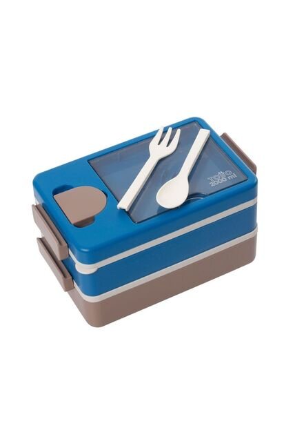 Portacomidas Keiko Azul/Café