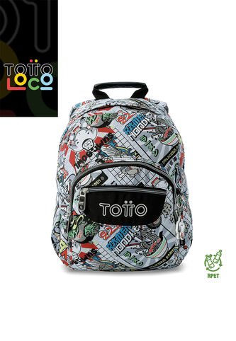 Morral Juvenil Tempera Pequeño Gris Totto