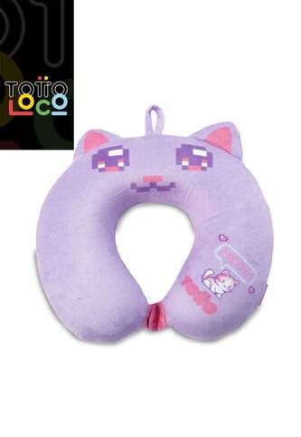 Almohada De Viaje Para Niña Andy Cat Morada Totto