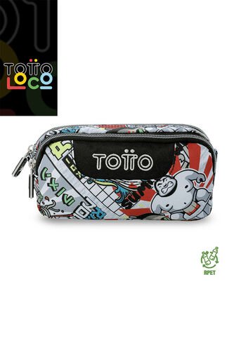 Cartuchera Multiuso Sobre Pequeña Gris Hombre Totto