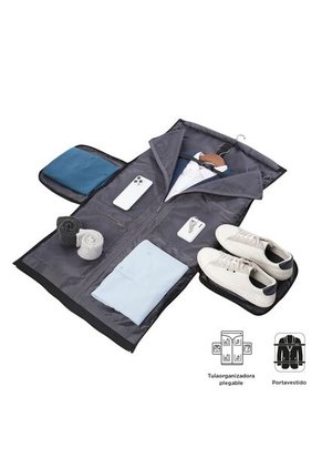 Tula De Viaje Weekender Flex Grande Negra