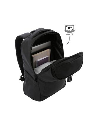 Morral Universitario Porta PC 16" Storm Negro Hombre