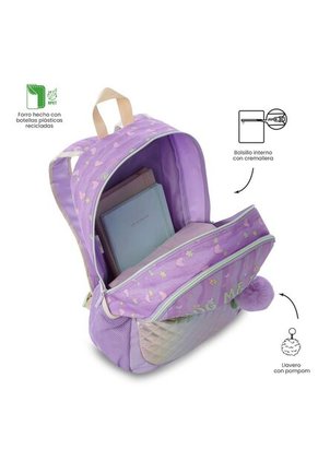 Morral Para Niña Kacty Grande Morado