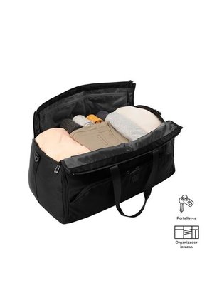 Tula De Viaje Weekender Flex Grande Negra