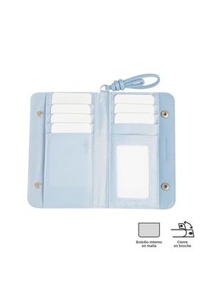 Billetera Talic Con RFID Blocker Azul