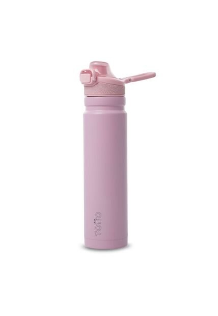 Termo Para Agua Con Tapa Intercambiable Flux 750 Ml Rosado