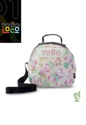 Lonchera Térmica Para Mujer Borrador Mediano Blanca