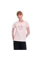Camiseta Estampada Para Mujer Dusti Manga Corta Rosada de Totto