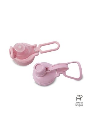 Termo Para Agua Con Tapa Intercambiable Flux 750 Ml Rosado