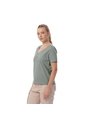 Camisa Para Mujer Unicolor Viny Manga Corta Verde de Totto