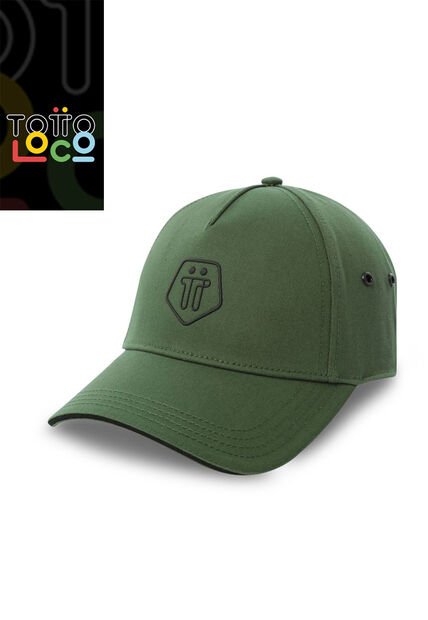 Gorra Beisbolera Totto Plus 2.0 Con Filtro UV Verde