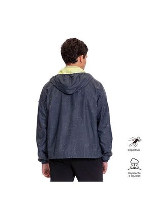 Chaqueta Para Hombre Casual Ice Print 2.0 Azul