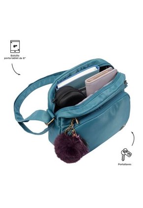 Bolso Pequeño Con Porta Tablet Corneana