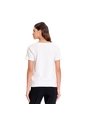 Camiseta Para Mujer Unicolor Viny Manga Corta Blanca de Totto