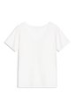 Camiseta Para Mujer Unicolor Viny Manga Corta Blanca de Totto