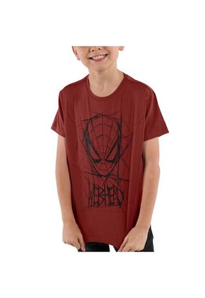 Camiseta Para Niño Spiderman Amazing Roja