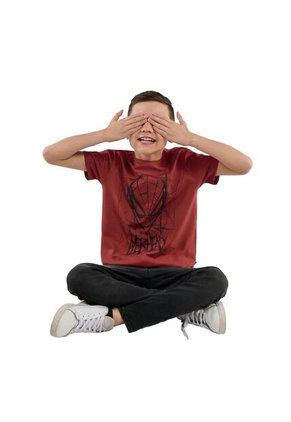 Camiseta Para Niño Spiderman Amazing Roja
