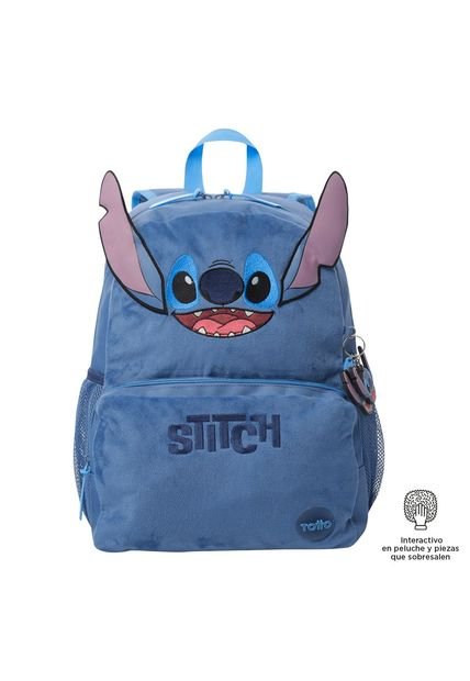 Morral Para Niña Stitch Mediano Azul