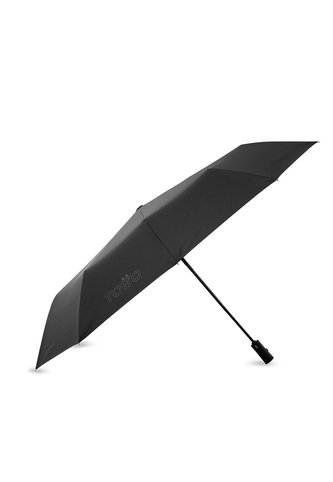 Sombrilla Grande Brella Con Filtro UV Negra Totto