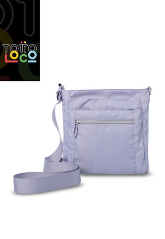 Bolso Para Mujer Supiori Tipo Crossbody Pequeño Morado Totto