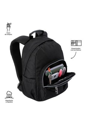 Morral Juvenil Porta PC 10" Tempera Negro