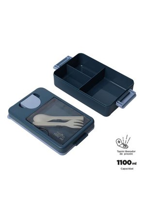 Portacomidas Kiuby Azul