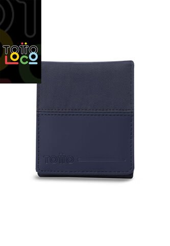 Billetera Para Hombre Ermac 3.0 Con RFID Blocker Azul Totto
