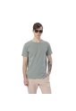 Camisa Para Hombre Unicolor Manne Manga Corta Verde de Totto