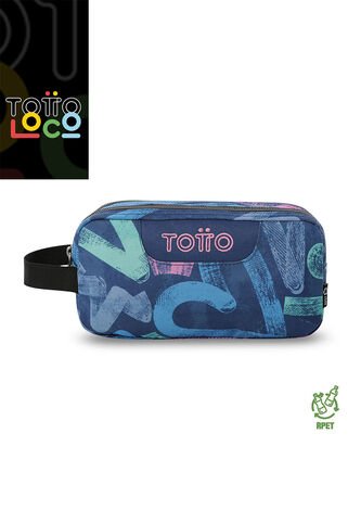 Cartuchera Multiuso Escuadra Grande Azul Mujer Totto