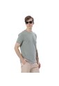 Camisa Para Hombre Unicolor Manne Manga Corta Verde de Totto