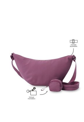 Bolso Para Mujer Suzuka Tipo Crossbody Pequeño Rosado Rose