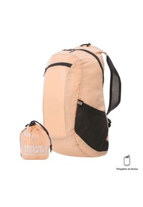 Morral Plegable Ligero Troker Mediano Durazno