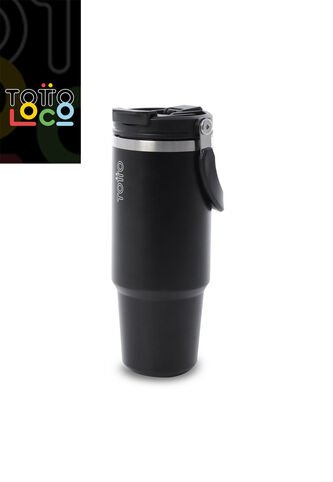 Termo Para Agua Matt 1200 Ml Color Negro Totto