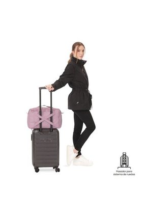 Tula De Viaje 2 En 1 Underseat Mediana Color Rosada