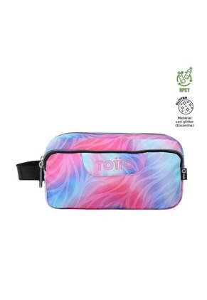 Combo Escolar Morral Tempera Y Cartuchera Agapec Con Glitter