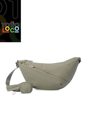 Bolso Para Mujer Suzuka Tipo Crossbody Pequeño Beige Totto