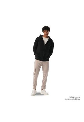 Buzo Deportivo Para Hombre Rushout Negro