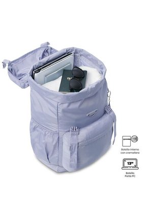 Morral De Viaje Plegable Collapse 30 Mediano Morado