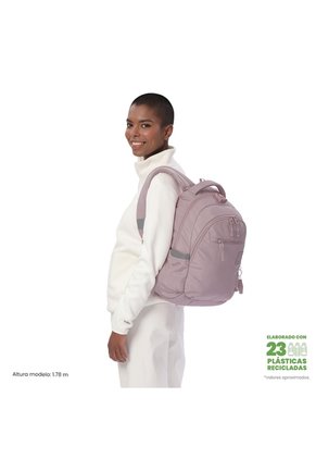 Morral Universitario Misisipi 2.0 Porta PC 14" Rosado Mujer