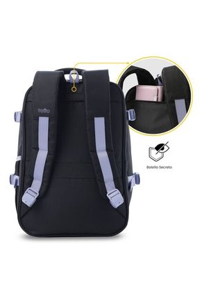 Morral Multifuncional De Viaje Mediano Trip Morado