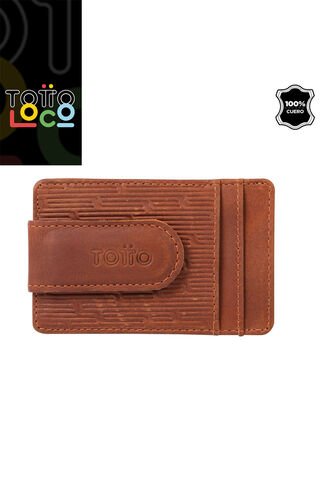 Portadocumentos De Cuero Mag Café Totto